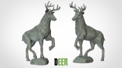 1:87 Scale - Deer - New Pose 2 (2 Pack)